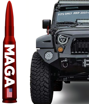 MAGA With American Flags